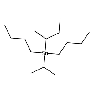 Stannane, dibutyl(1-methylethyl)(1-methylpropyl)- structure