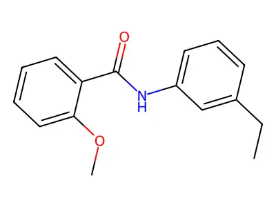 N-(3-ethylphenyl)-2-methoxybenzamide structure