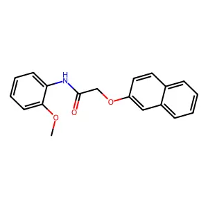 N-(2-methoxyphenyl)-2-(2-naphthyloxy)acetamide structure