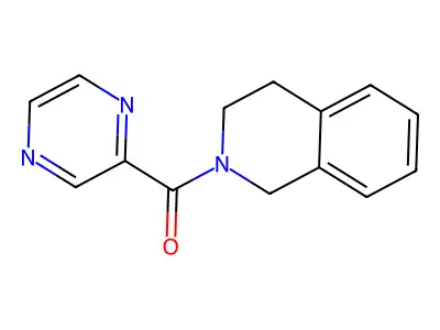 (3,4-Dihydroisoquinolin-2(1H)-yl)(pyrazin-2-yl)methanone structure