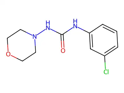 N-(3-Chlorophenyl)-N'-(4-morpholinyl)urea structure