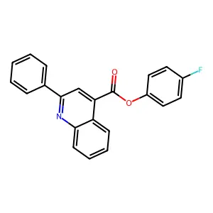 4-Fluorophenyl 2-phenylquinoline-4-carboxylate structure