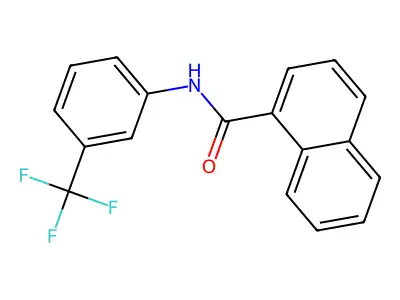 N-(3-(Trifluoromethyl)phenyl)-1-naphthamide structure