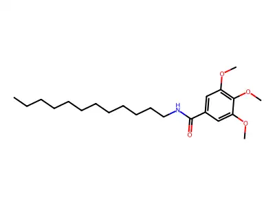 N-dodecyl-3,4,5-trimethoxybenzamide structure