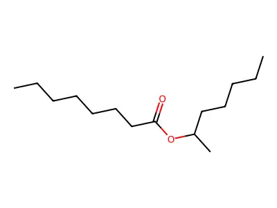 1-Methylhexyl octanoate structure