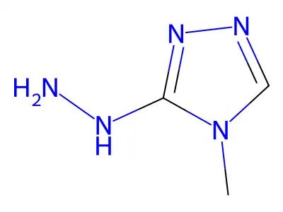 3-hydrazinyl-4-methyl-4H-1,2,4-triazole structure