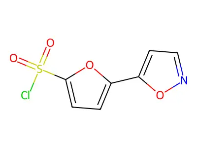 5-(5-Isoxazolyl)-2-Furansulfonyl Chloride structure