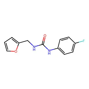 1-(4-Fluorophenyl)-3-(furan-2-ylmethyl)urea structure