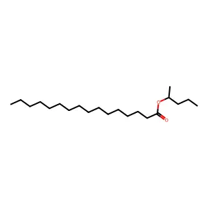 1-Methylbutyl hexadecanoate structure