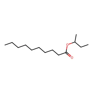 sec-Butyl decanoate structure