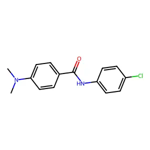 N-(4-chlorophenyl)-4-(dimethylamino)benzamide structure