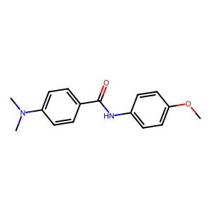 4-(dimethylamino)-N-(4-methoxyphenyl)benzamide structure