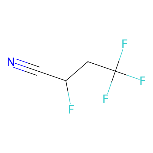 Butyronitrile, 2,4,4,4-tetrafluoro- structure