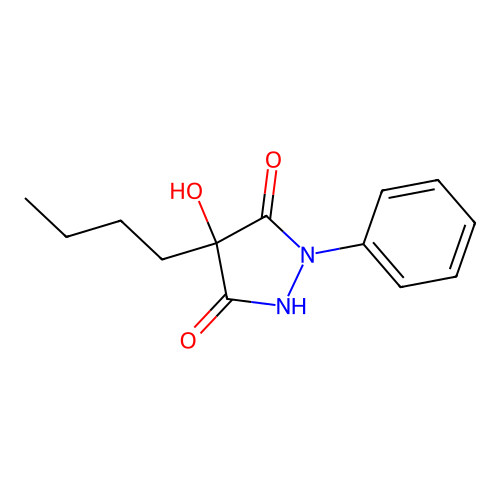 4-Hydroxymofebutazone structure