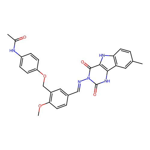 C28H25N5O5 structure