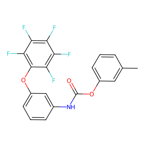 3-Methylphenyl [3-(pentafluorophenoxy)phenyl]carbamate structure