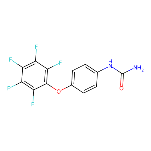 1-[4-(Pentafluorophenoxy)phenyl]urea structure