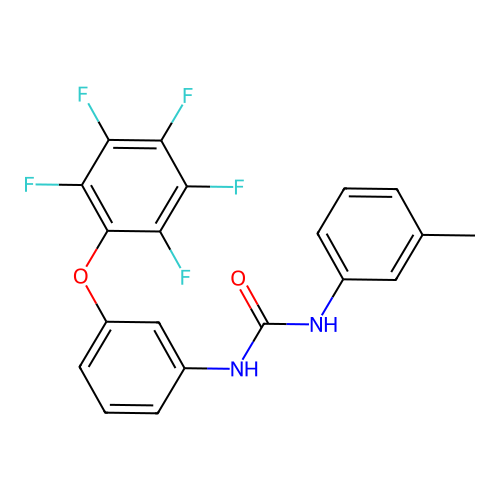 1-(3-Methylphenyl)-3-[3-(pentafluorophenoxy)phenyl]urea structure