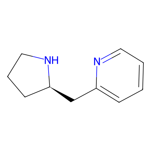 (R)-2-(pyrrolidin-2-ylmethyl)pyridine structure