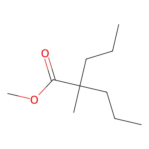 Methyl 2-methyl-2-propylpentanoate structure