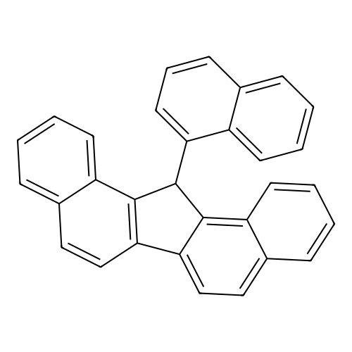 13H-Dibenzo[a,i]fluorene, 13-(1-naphthalenyl)- structure