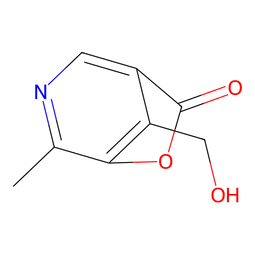 6-Oxa-3-azabicyclo[3.2.1]octa-1,3,5(8)-trien-7-one, 8-(hydroxymethyl)-4-methyl- structure