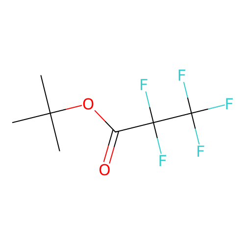 tert-Butyl pentafluoropropionate structure
