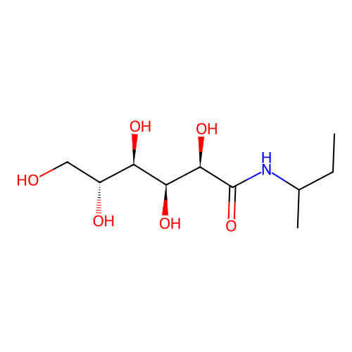 N-sec-Butyl-D-gluconamide structure