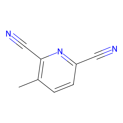 2,6-Dicyano-3-methylpyridine structure