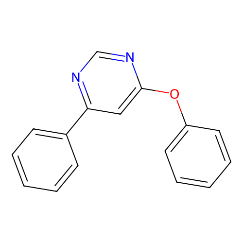 4-Phenoxy-6-phenylpyrimidine structure