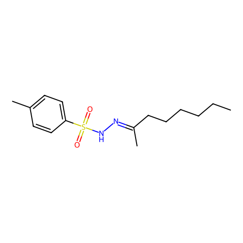4-methyl-N-[(E)-octan-2-ylideneamino]benzenesulfonamide structure
