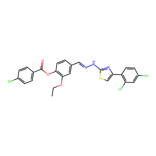 C25H18Cl3N3O3S structure