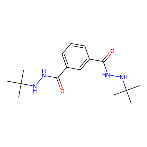 N'~1~,N'~3~-di(tert-butyl)isophthalohydrazide structure