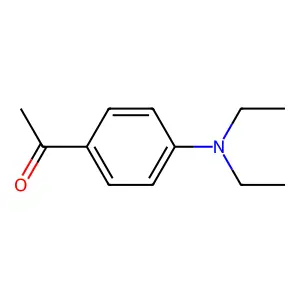 p-Diethylaminoacetophenone structure