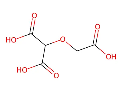 2-(羧甲氧基)丙二酸 structure