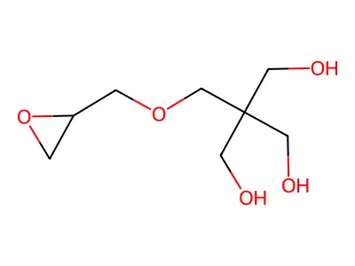 2-((2,3-Epoxypropoxy)methyl)-2-(hydroxymethyl)propane-1,3-diol structure