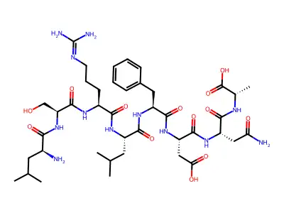 Somatotropin (6-13) structure