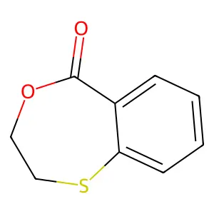 2,3-Dihydro-4,1-benzoxathiepin-5-one structure