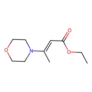 Ethyl 3-morpholin-4-ylbut-2-enoate structure