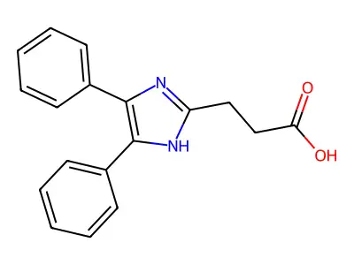 1H-Imidazole-2-propanoic acid, 4,5-diphenyl- structure