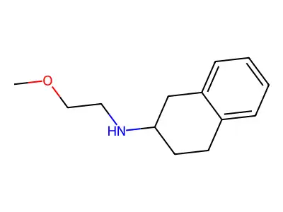 N-(2-methoxyethyl)-1,2,3,4-tetrahydronaphthalen-2-amine structure