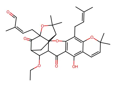 Ethoxydihydroisomorellin structure