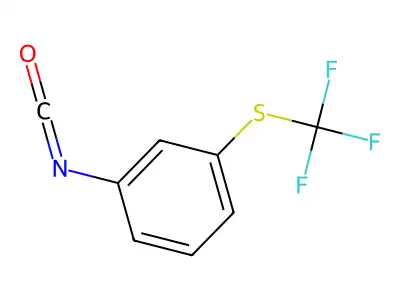 1-Isocyanato-3-[(trifluoromethyl)sulfanyl]benzene structure
