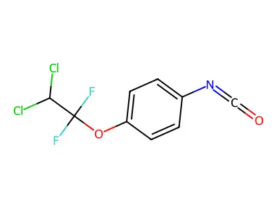 1-(2,2-Dichloro-1,1-difluoroethoxy)-4-isocyanatobenzene structure