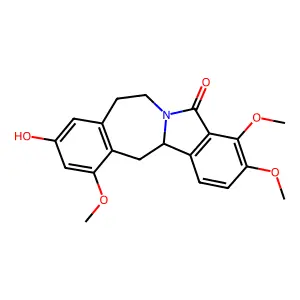 7,8,13,13a-Tetrahydro-10-hydroxy-3,4,12-trimethoxy-5H-isoindolo[1,2-b][3]benzazepin-5-one structure