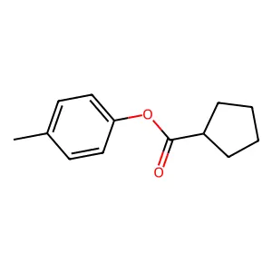 4-Methylphenylcyclopentanecarboxylate structure