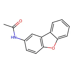 Acetamide, N-2-dibenzofuranyl- structure