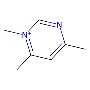 1,4,6-Trimethylpyrimidin-1-ium structure