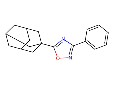 5-(1-Adamantyl)-3-phenyl-1,2,4-oxadiazole structure
