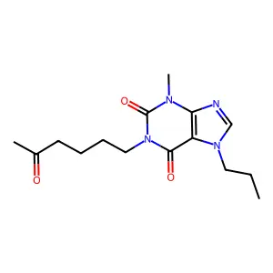 丙戊茶碱 structure